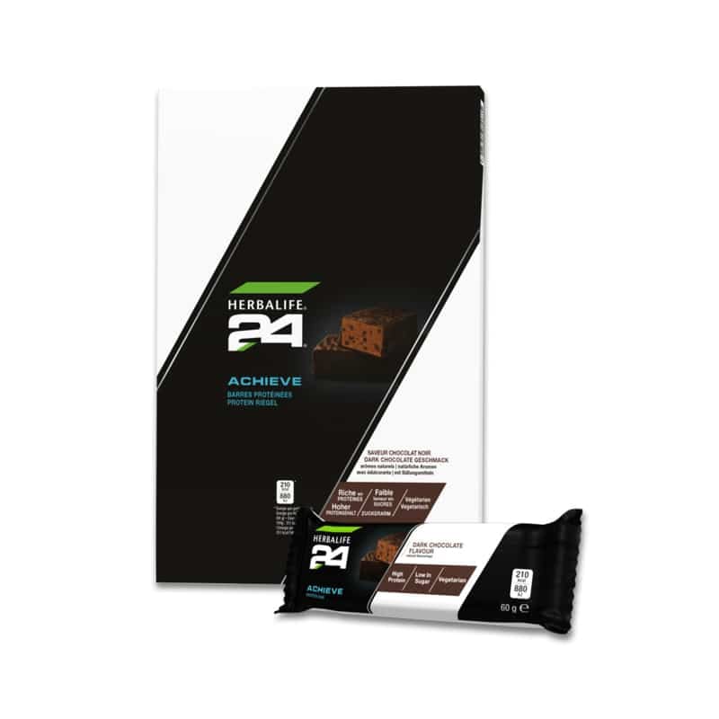 H24 Achieve Protein Riegel Dark Chocolate Geschmack, 6x60g